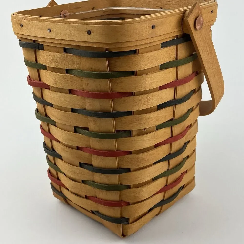 Longaberger Large Peg Basket Set 1999 | /w Protector 8